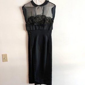 Vintage, Handsewn Little Black Dress - Unique, One of a Kind